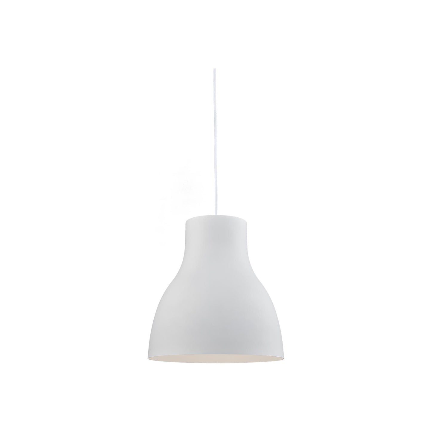 Cradle Pendant Light in White (Medium).