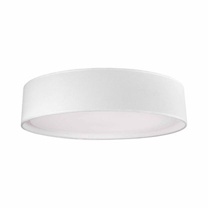 Dalton LED Flush Mount Ceiling Light in White (Large).