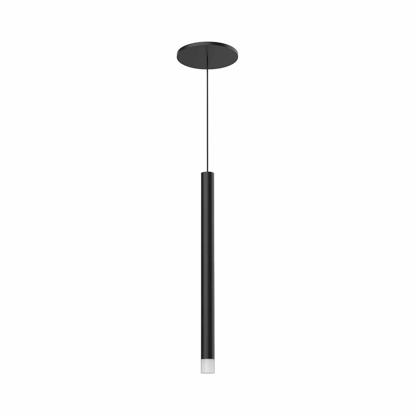 Elixir LED Pendant Light in Black (1-Inch).