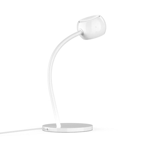 Flux LED Desk Lamp in Gloss White.