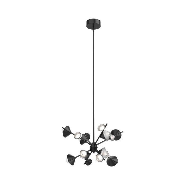 Geode LED Chandelier in Black (Small).
