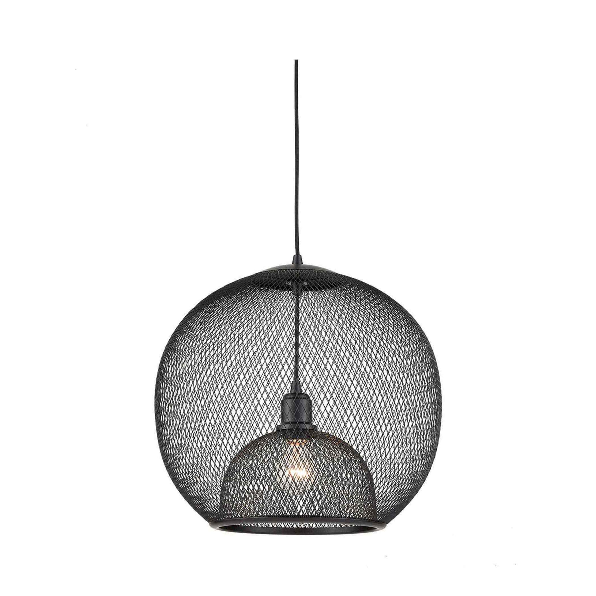 Gibraltar Pendant Light in Black (Large).