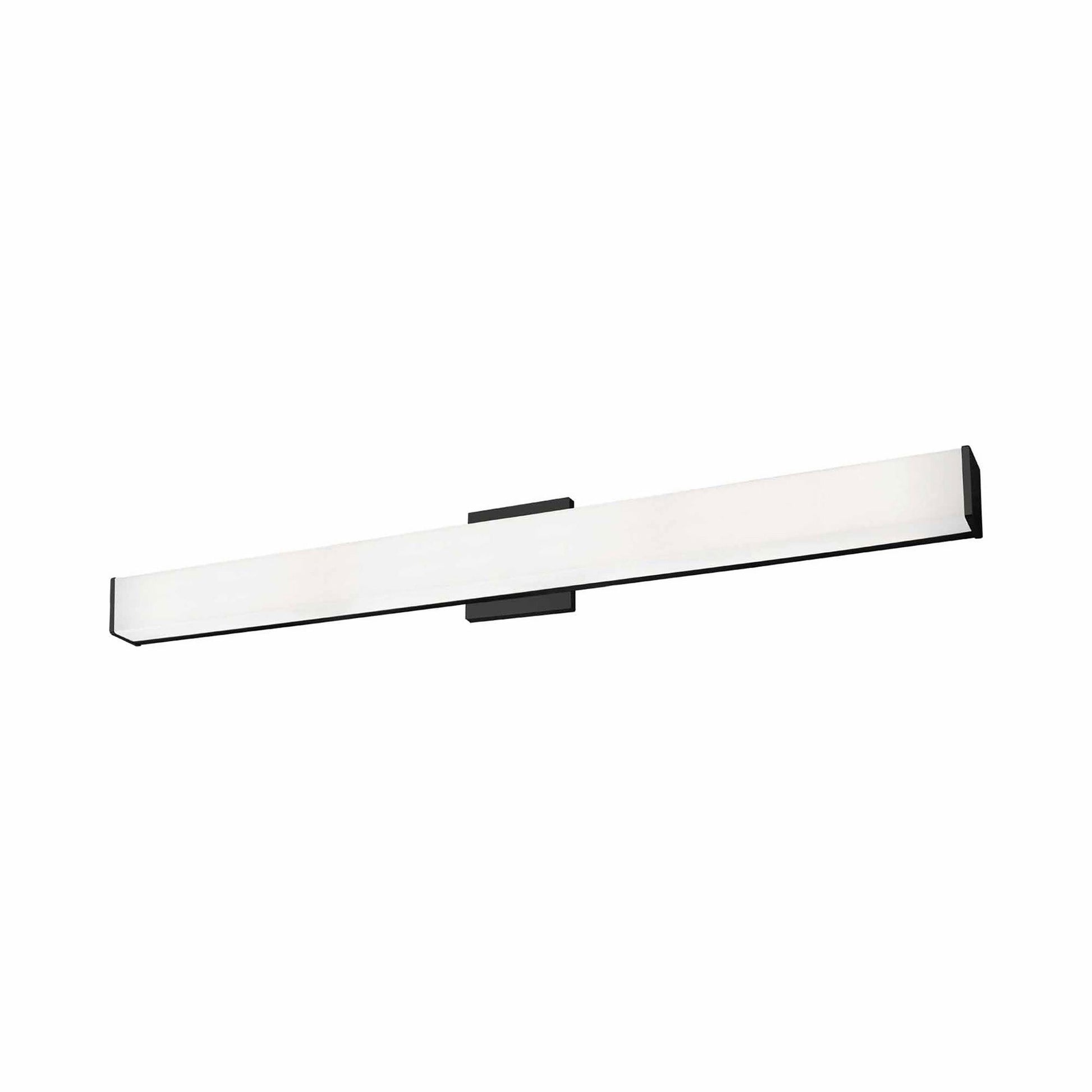 Jane LED Bath Vanity Light in Black (Large).