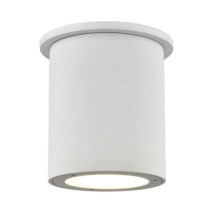 Lamar Outdoor LED Flush Mount Ceiling Light in 4.25-Inch/White.