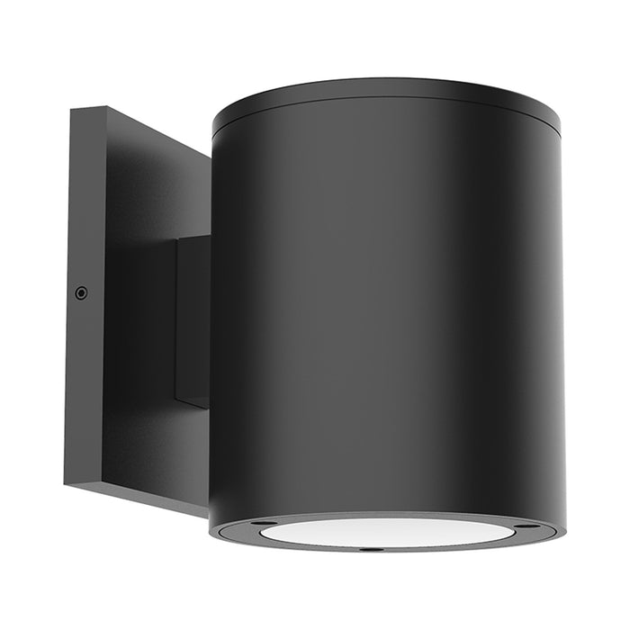 Lamar Outdoor LED Wall Light in Downlight/Black (Small).