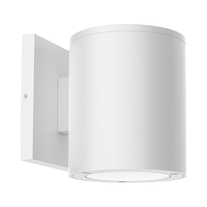 Lamar Outdoor LED Wall Light in Downlight/White (Small).