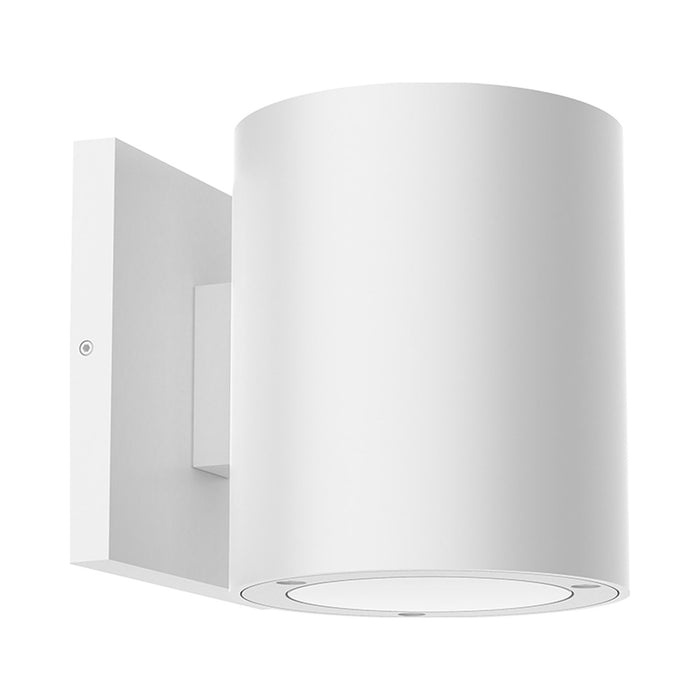Lamar Outdoor LED Wall Light in Up and Down/White (Small).