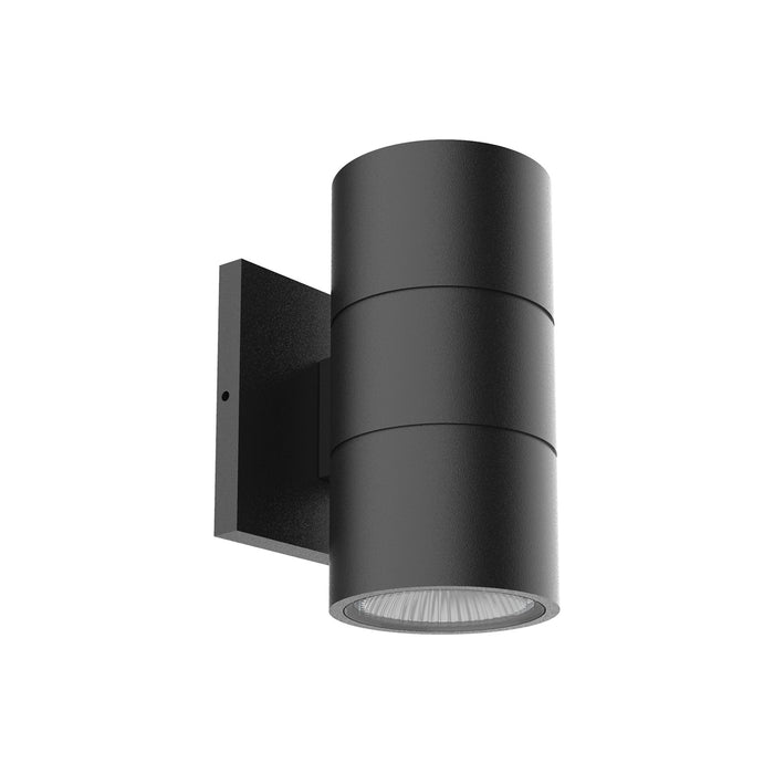 Lund Outdoor LED Wall Light in Black (Small).