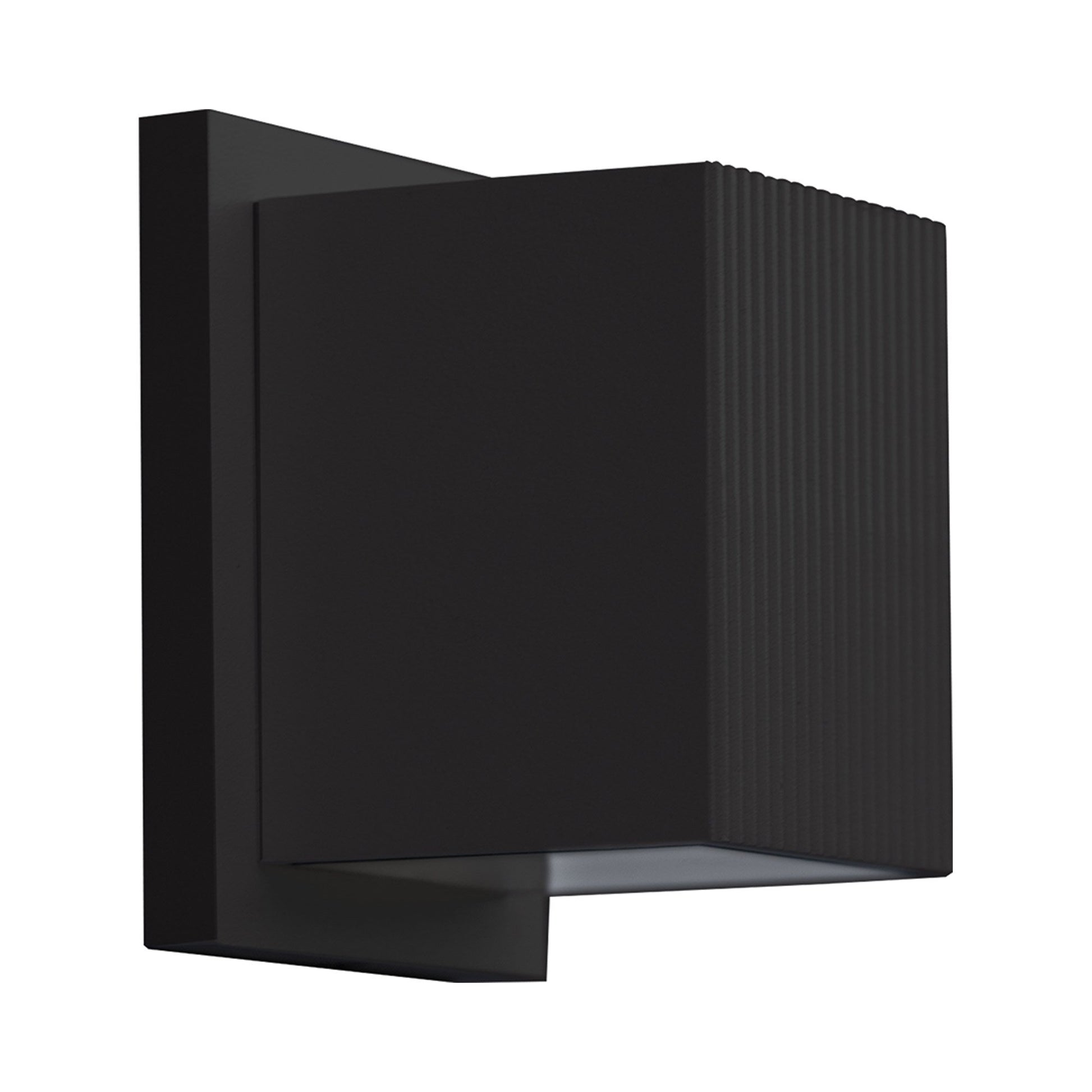 Mavis Outdoor LED Wall Light in Black.