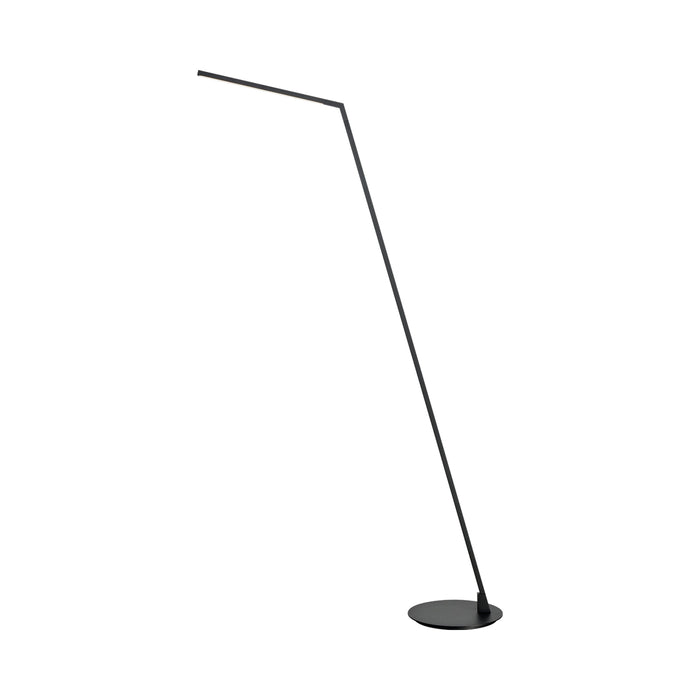Miter LED Floor Lamp in Black.
