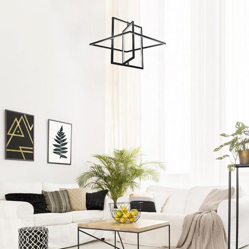 Mondrian LED Pendant Light in living room.