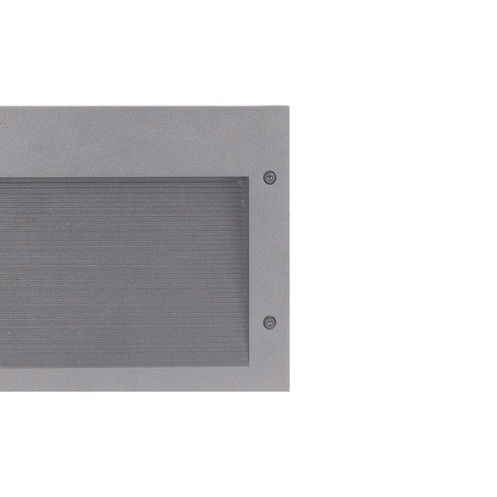 Newport Outdoor LED Recessed Wall Light in Detail.
