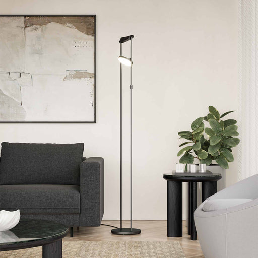 Novel LED Floor Lamp in living room.