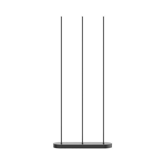 Reeds LED Floor Lamp in 3-Wand/Black.