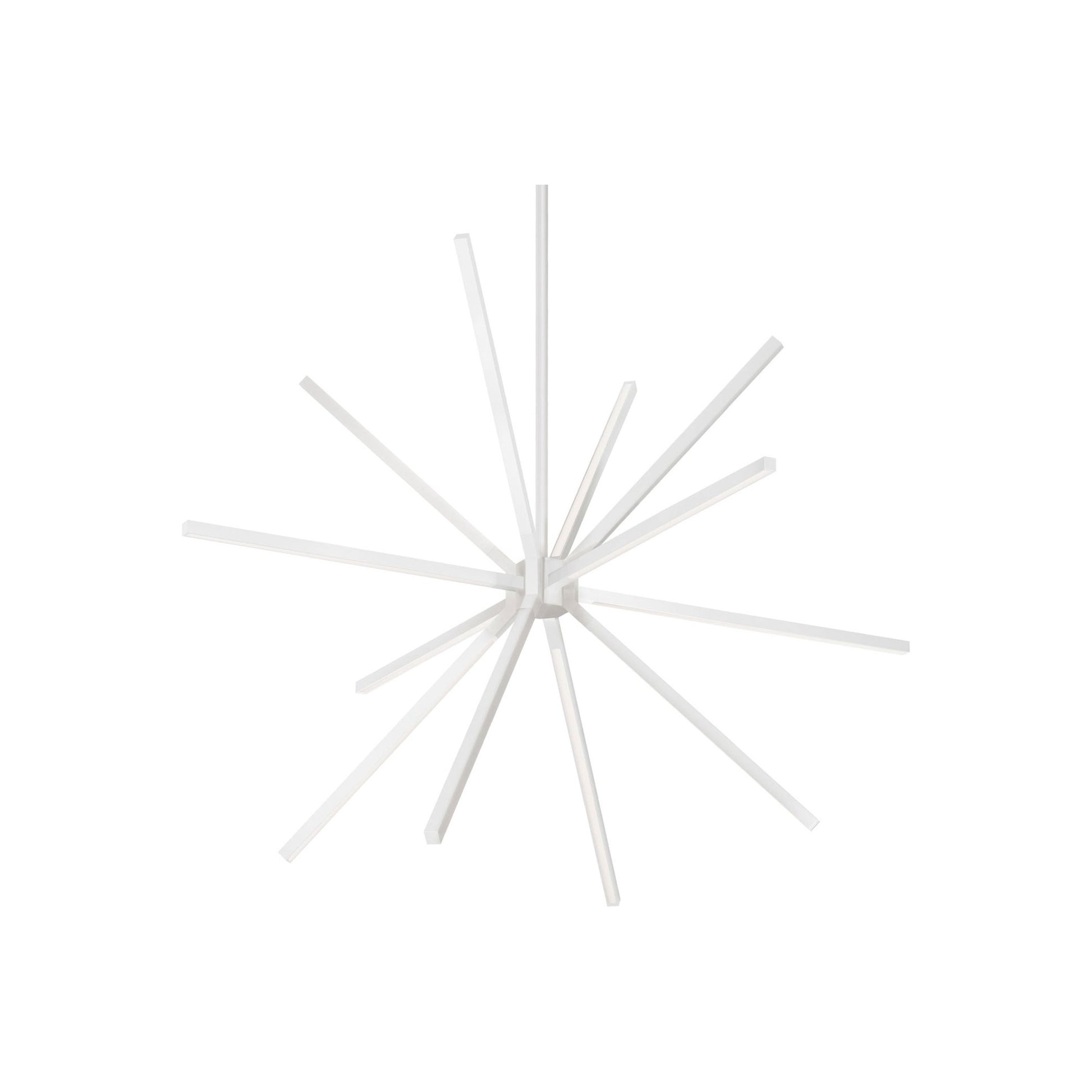 Sirius LED Chandelier in White (Medium).