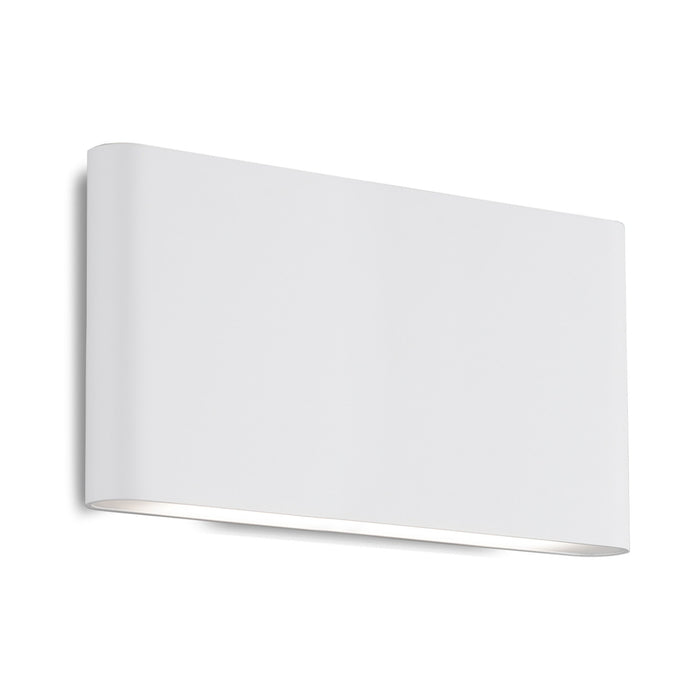 Slate LED Wall Light in White (Large).