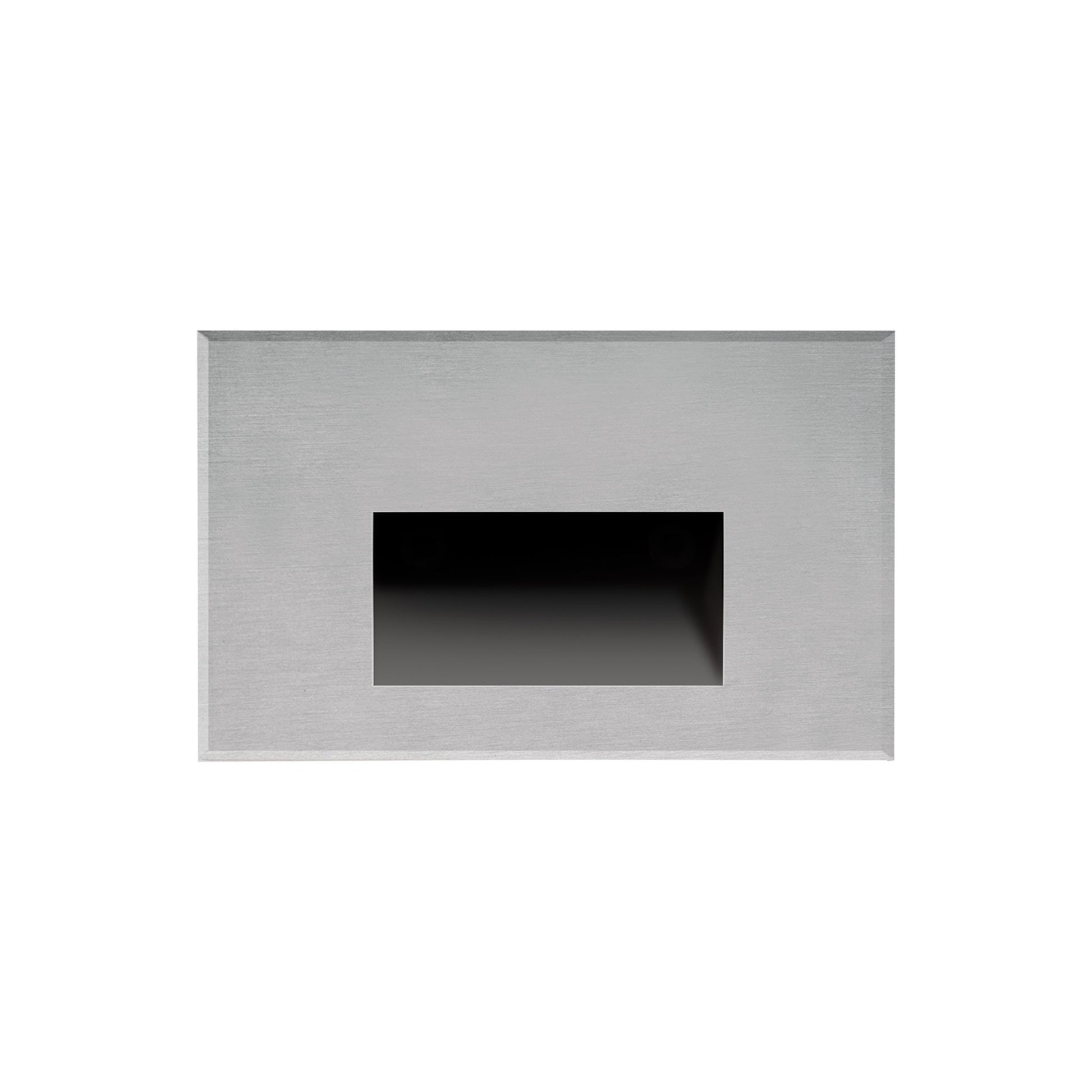 Sonic Recessed LED Step / Wall Light in Brushed Nickel.