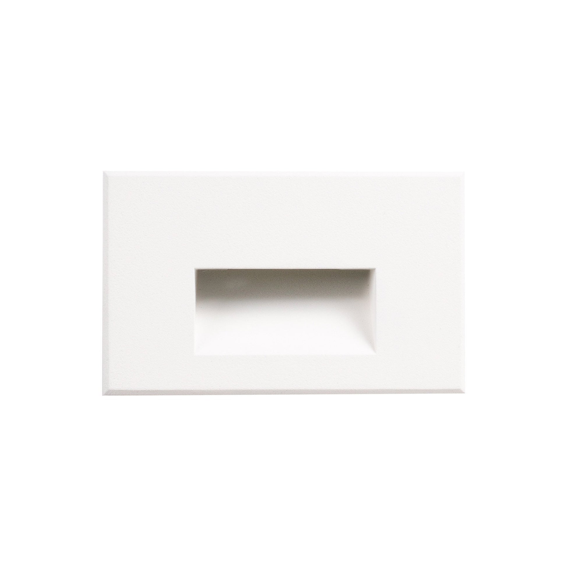 Sonic Recessed LED Step / Wall Light in White.