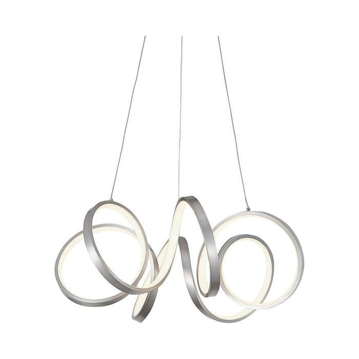 Synergy LED Pendant Light in Antique Silver (Small).