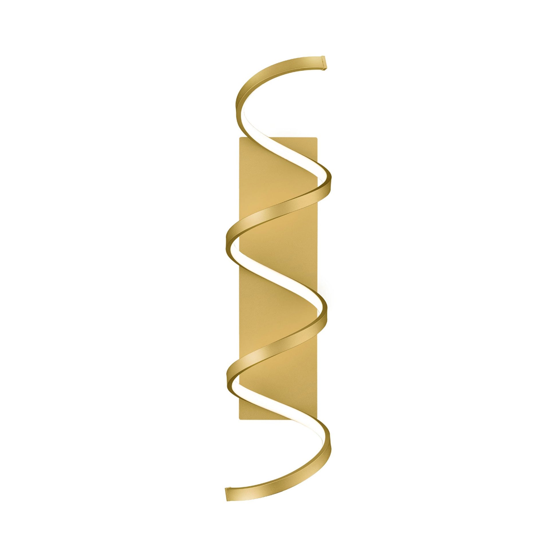 Synergy LED Wall Light in Antique Brass (Medium).