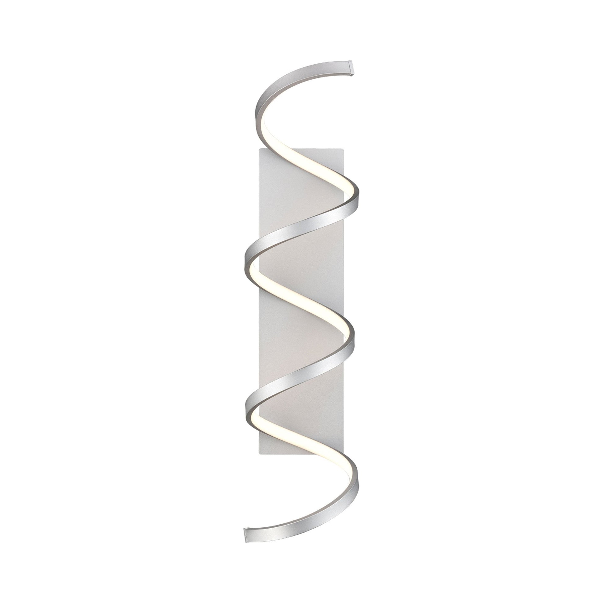 Synergy LED Wall Light in Antique Silver (Medium).