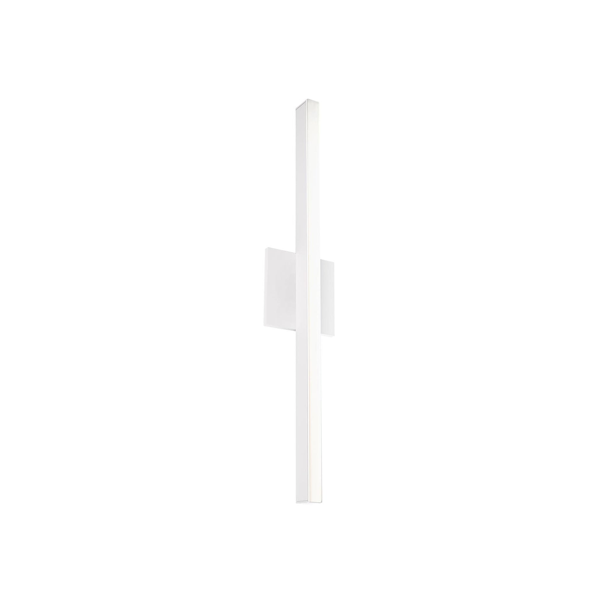 Vega Thin LED Wall Light in White (Small).