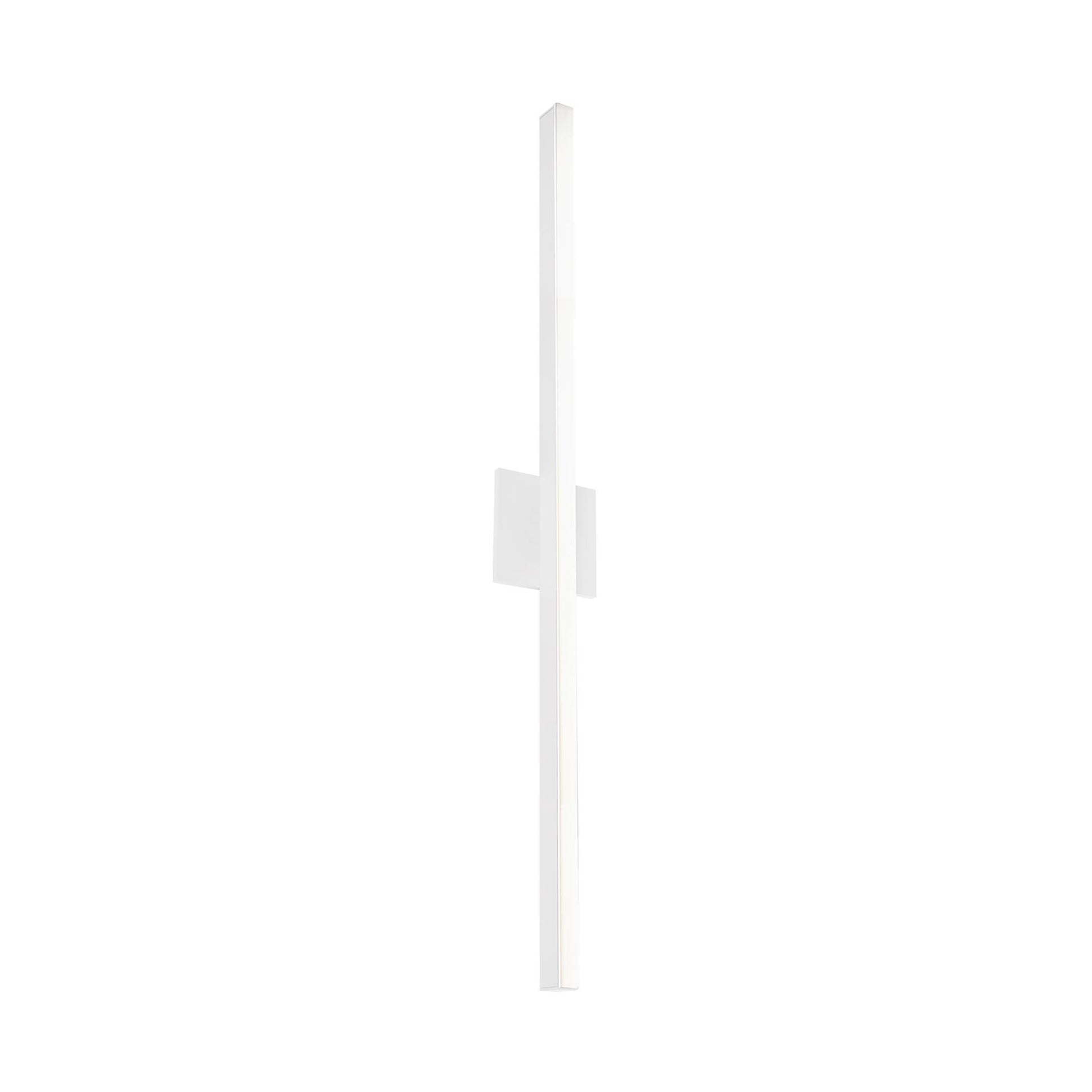 Vega Thin LED Wall Light in White (Large).