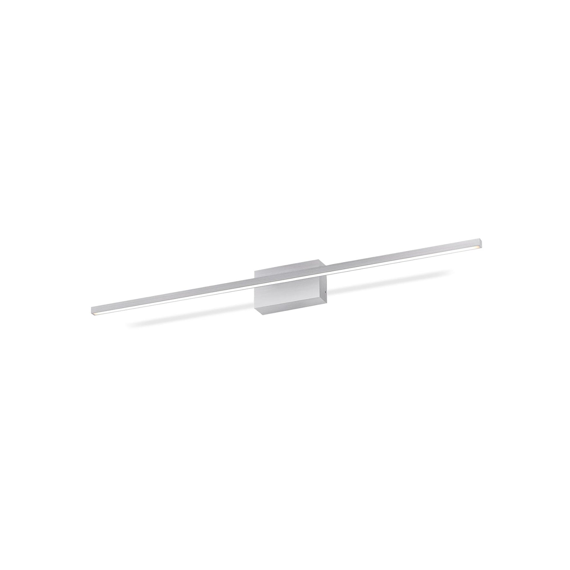 Vega Minor LED Bath Vanity Light in Brushed Nickel (Medium).