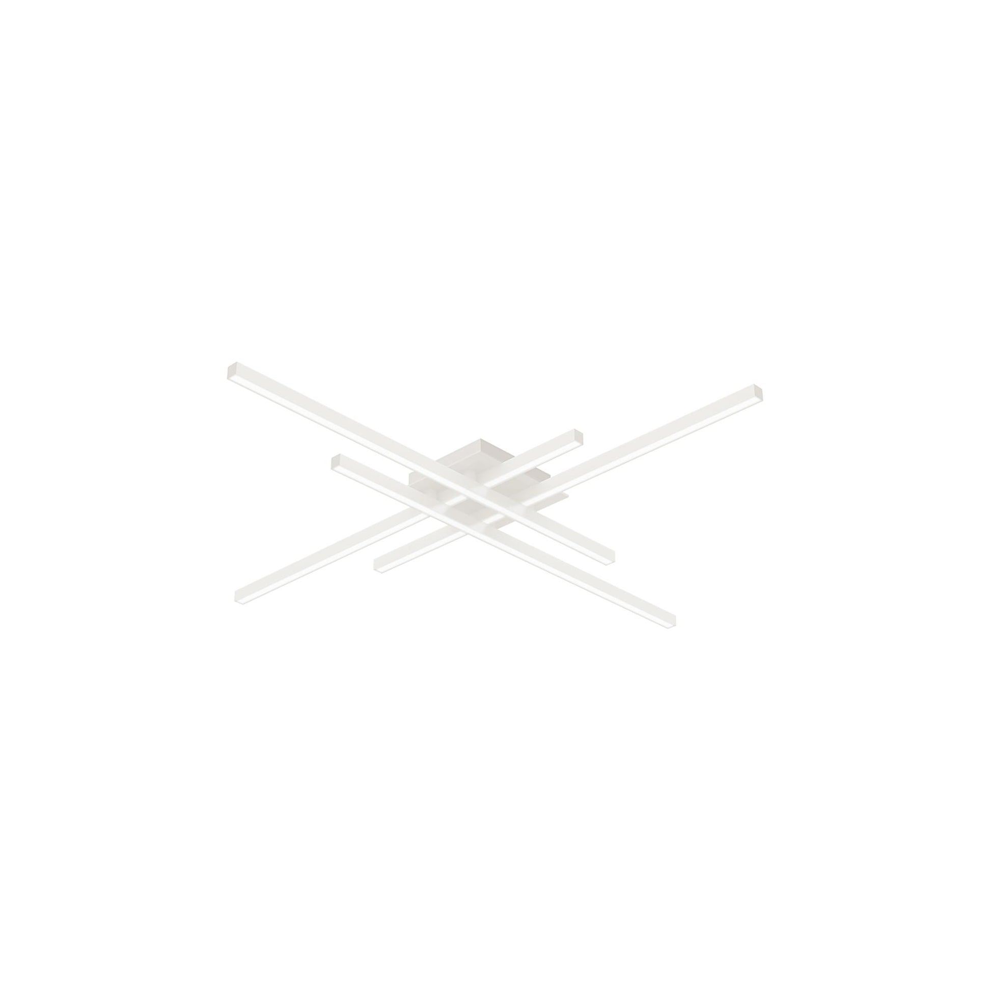 Vega Minor LED Flush Mount Ceiling Light in White (Small).