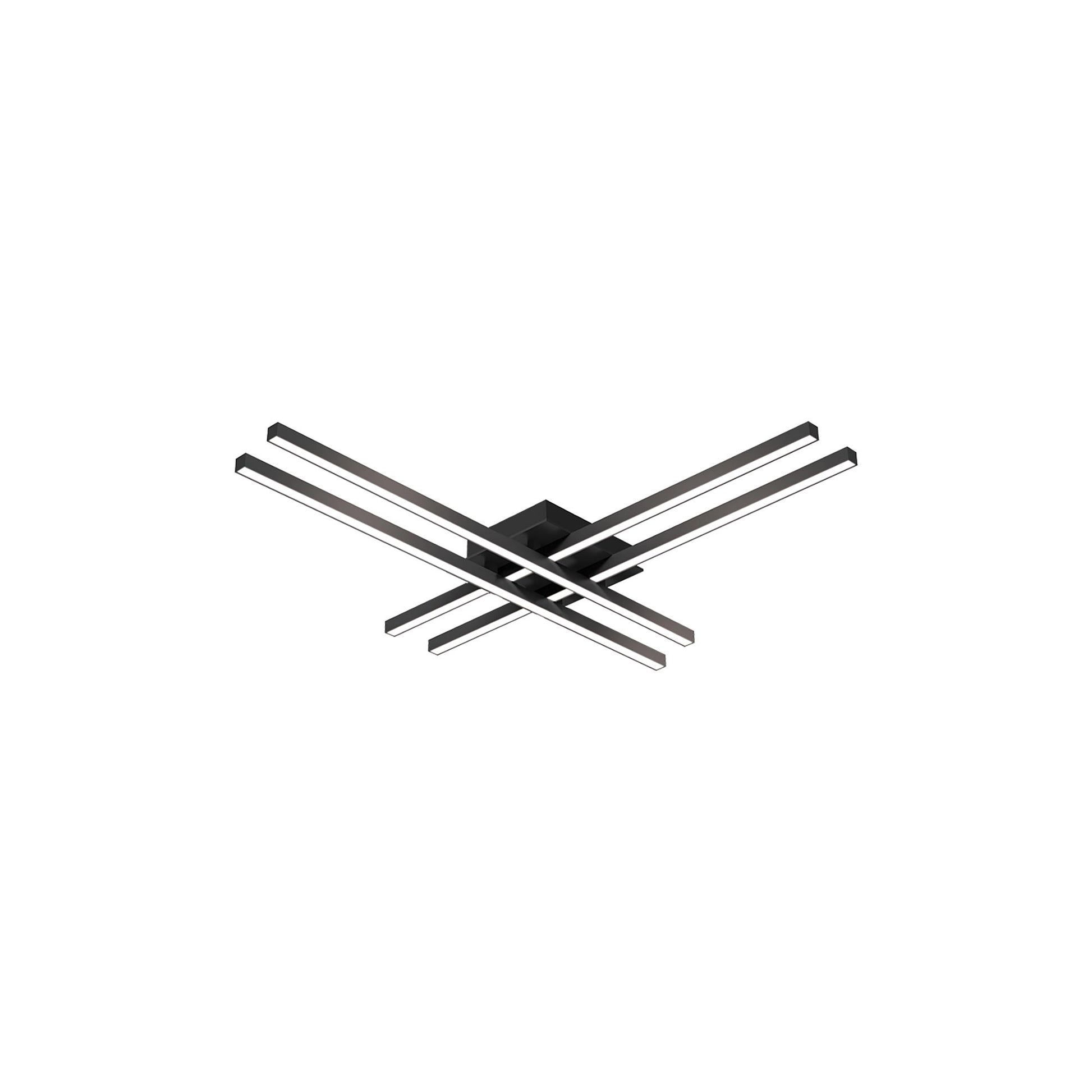 Vega Minor LED Flush Mount Ceiling Light in Black (Small).