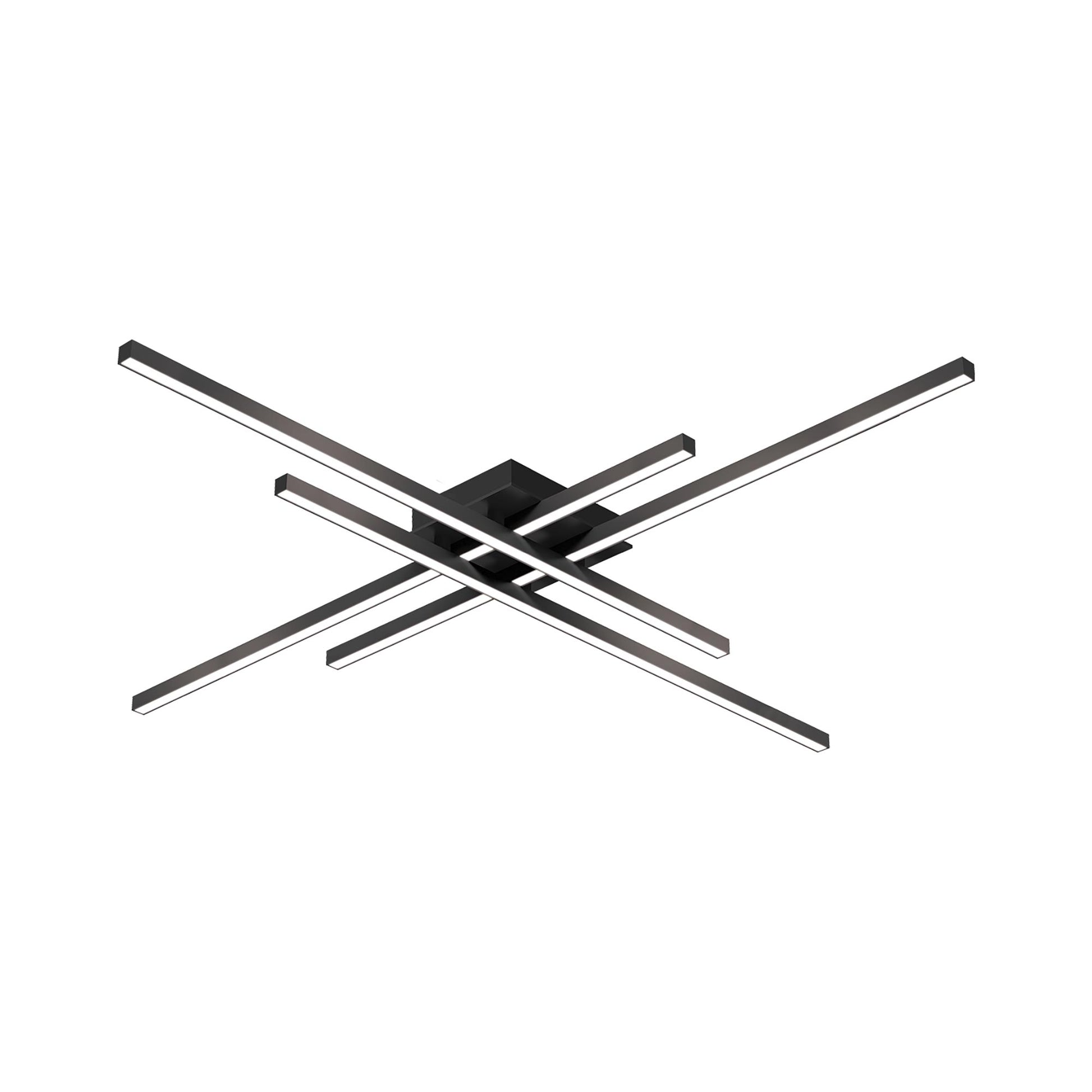 Vega Minor LED Flush Mount Ceiling Light in Black (Large).