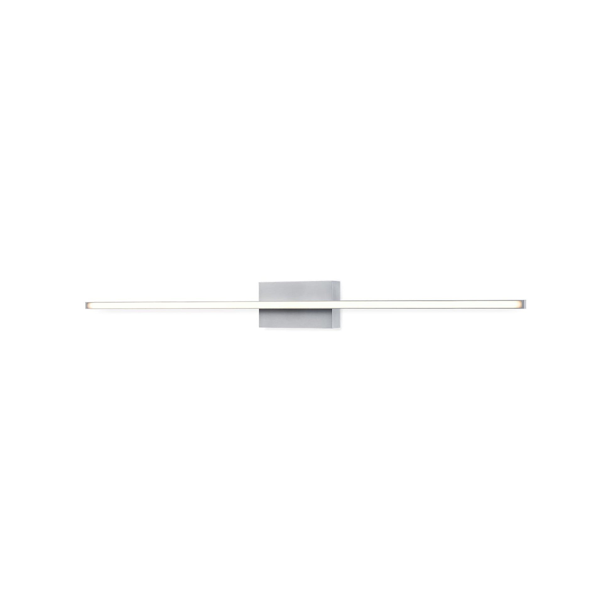Vega Minor LED Wall Light in Brushed Nickel (Medium).