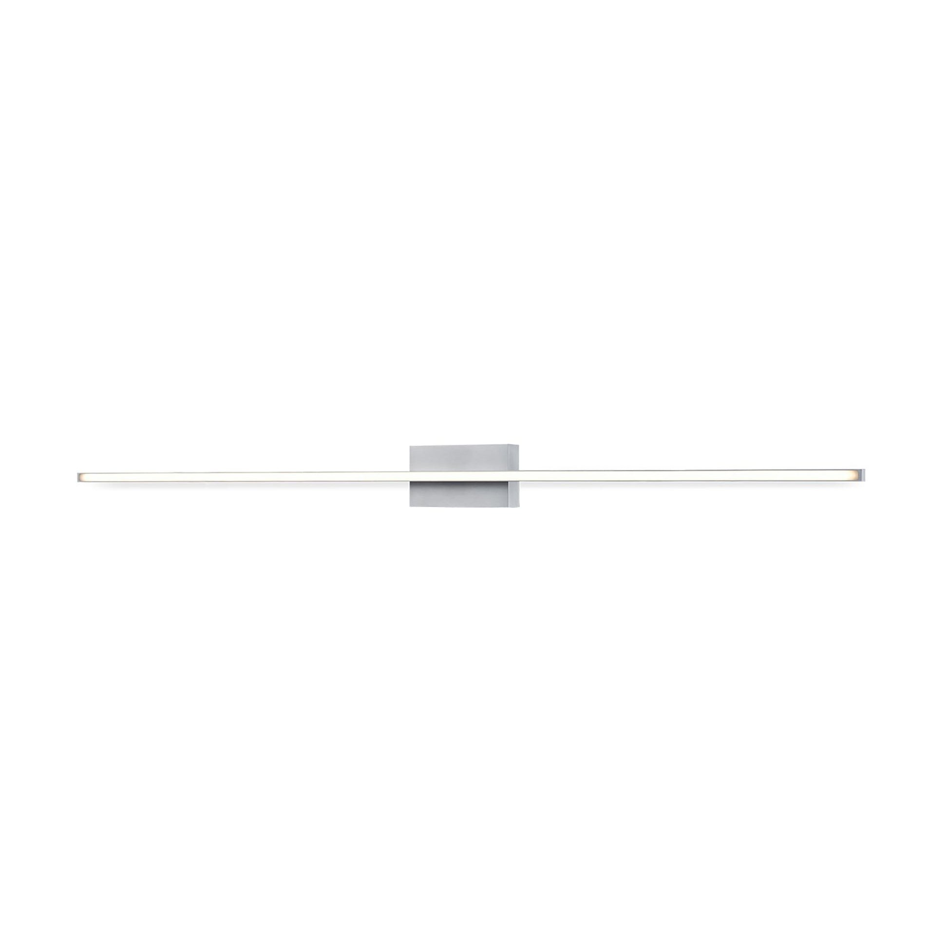 Vega Minor LED Wall Light in Brushed Nickel (Large).