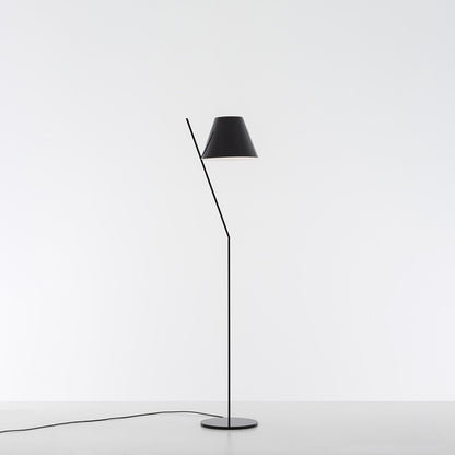 La Petite Floor Lamp in Polished Black.