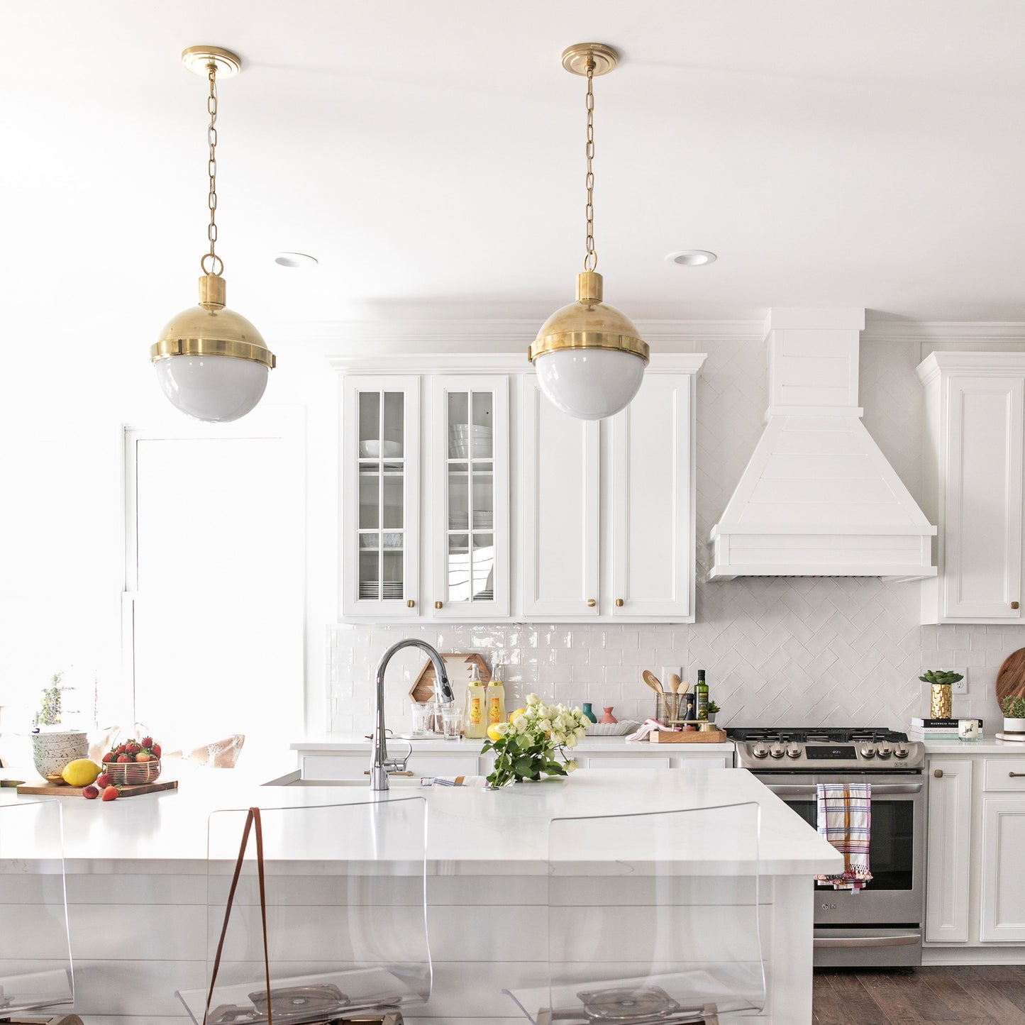 Lampbert Pendant Light in dining room.