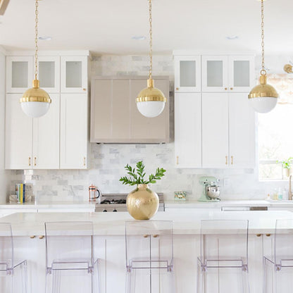 Lampbert Pendant Light in dining room.