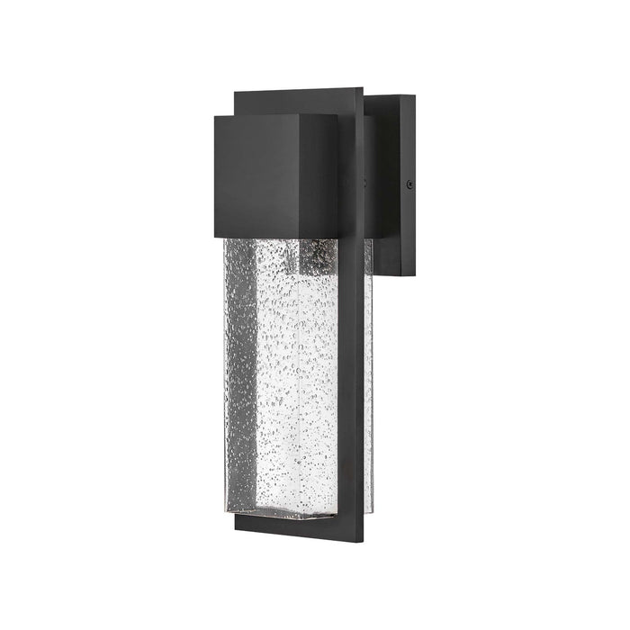Alex LED Outdoor Wall Light in Black (Small).