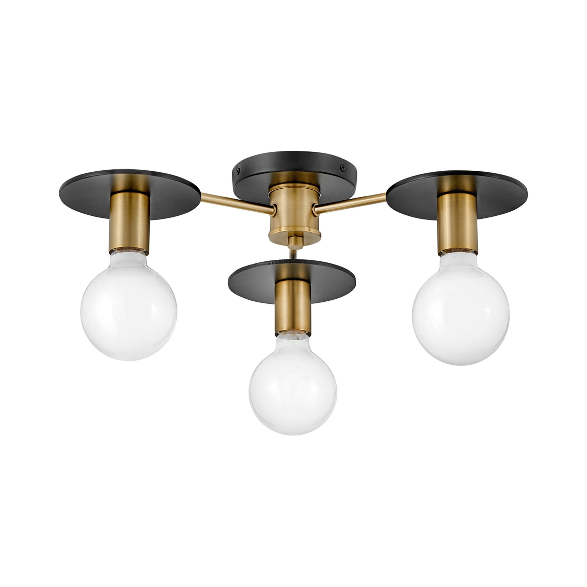 Bobbie Flush Mount Ceiling Light (3-Light).