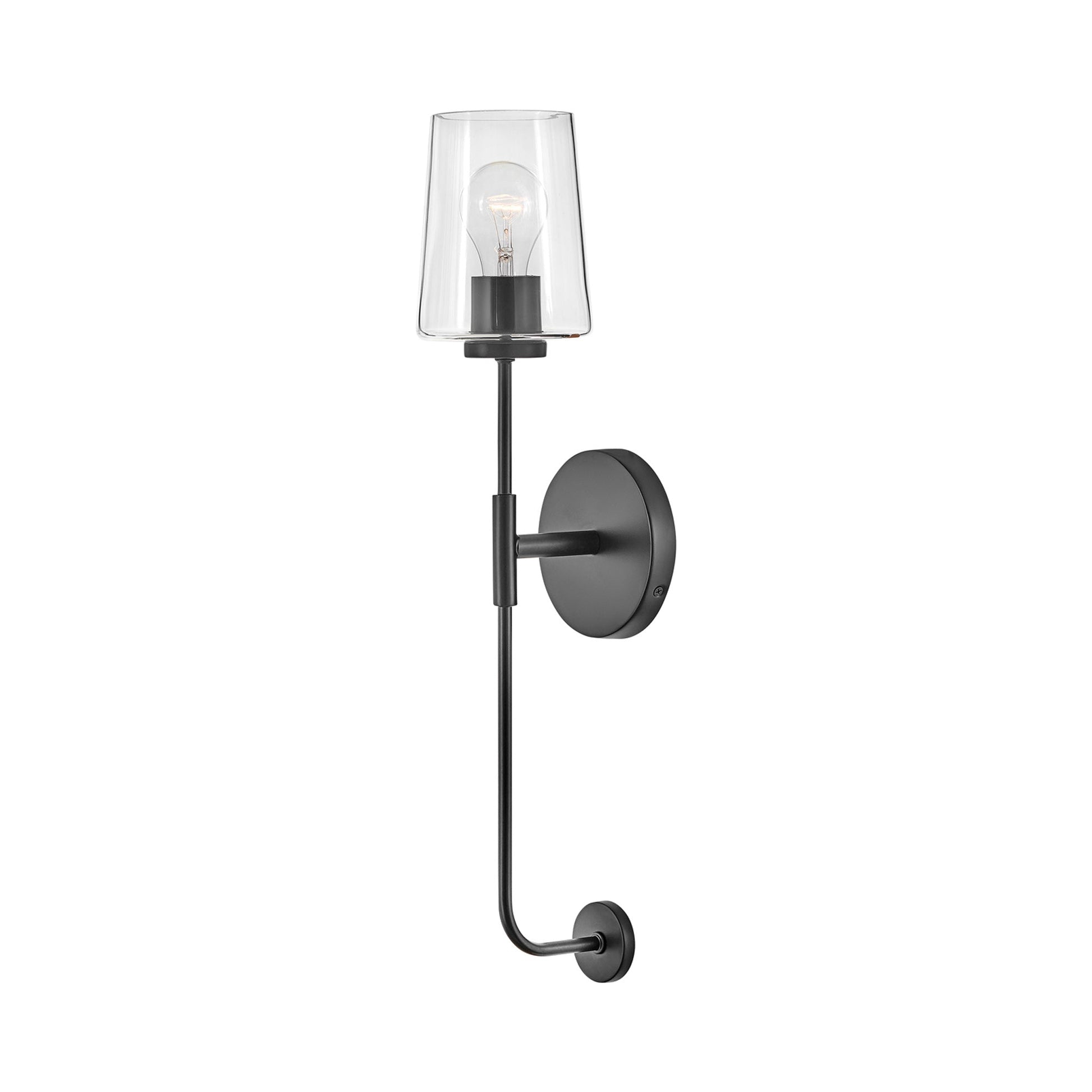Kline Bath Wall Light in Black (23-Inch).