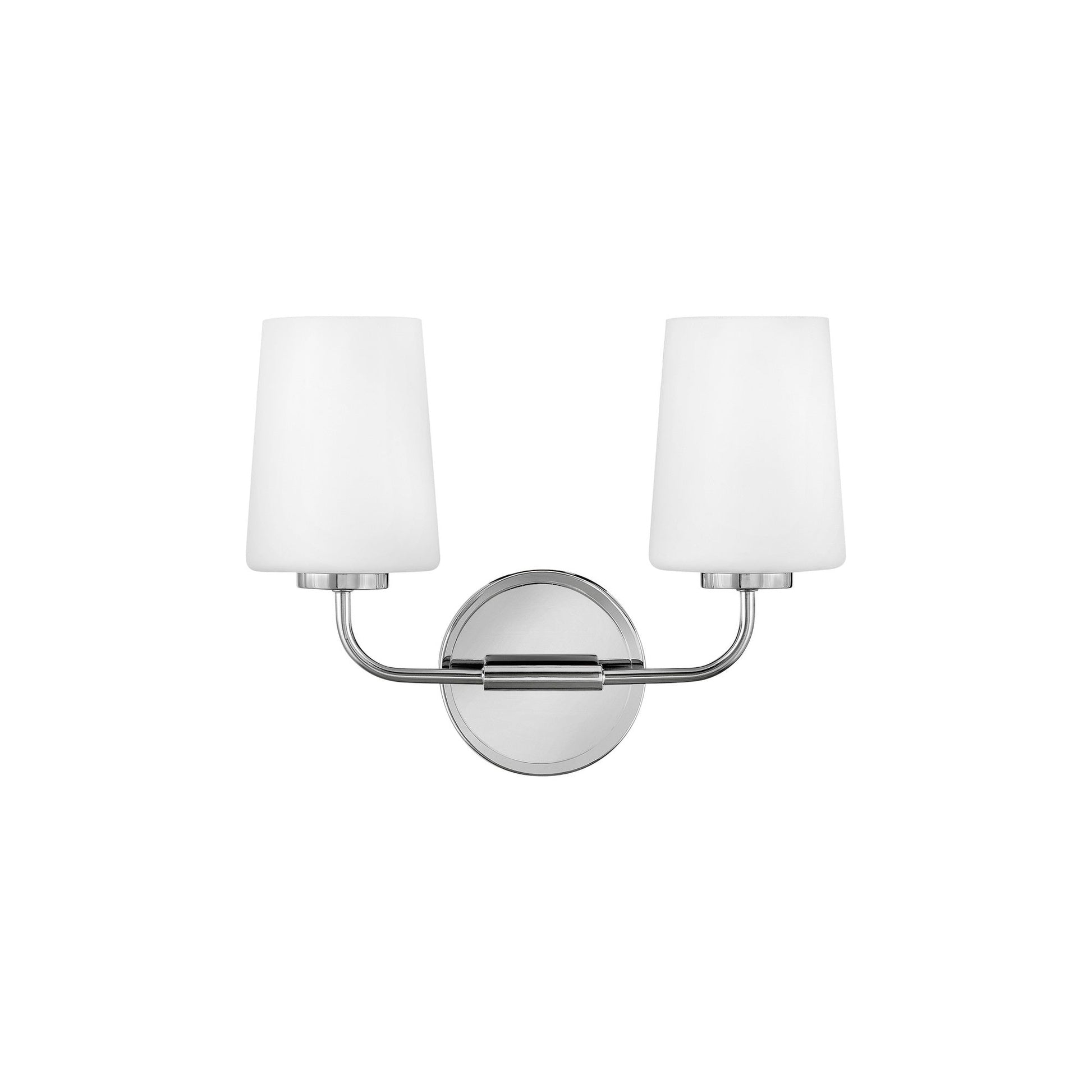 Kline Vanity Wall Light in Chrome (2-Light).
