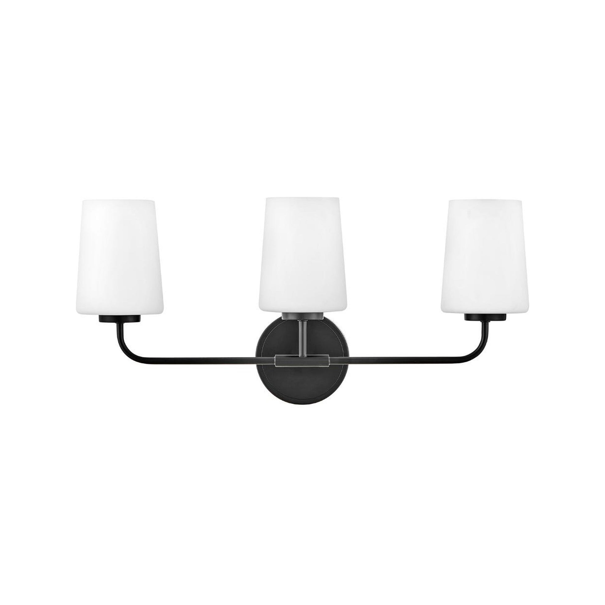 Kline Vanity Wall Light in Black (3-Light).