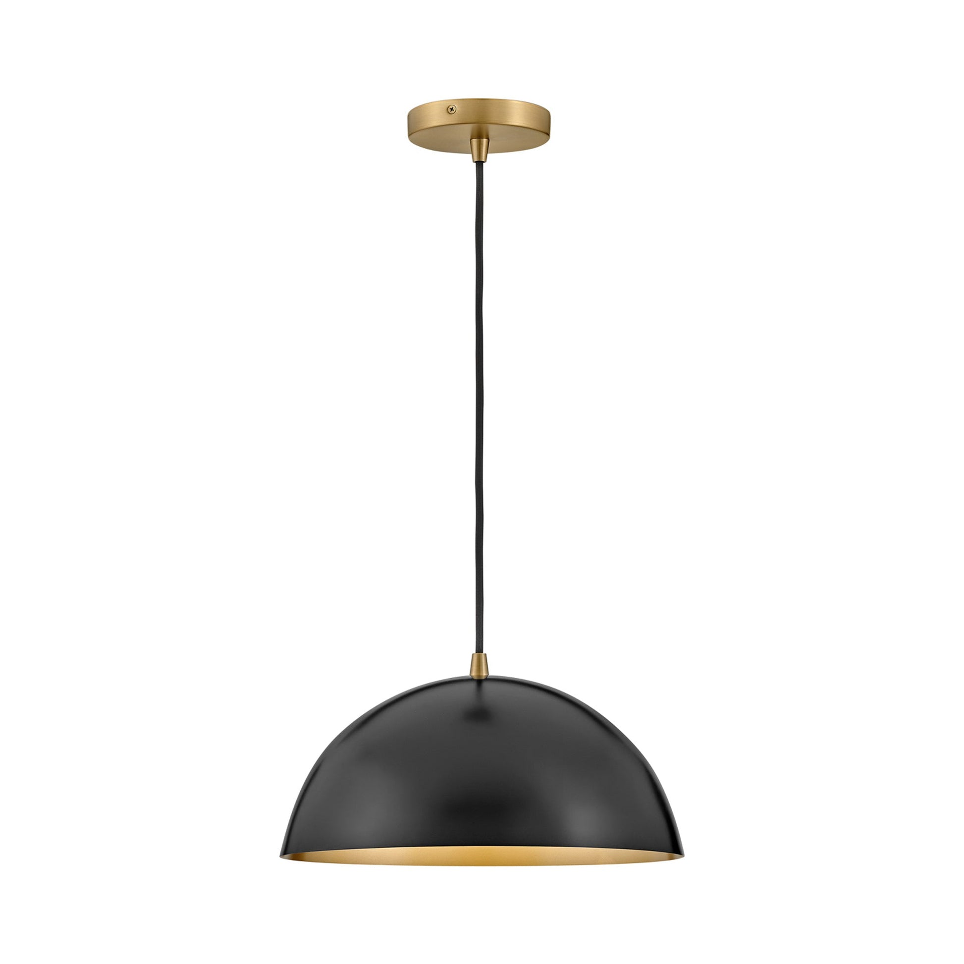 Lou Pendant Light in Black.