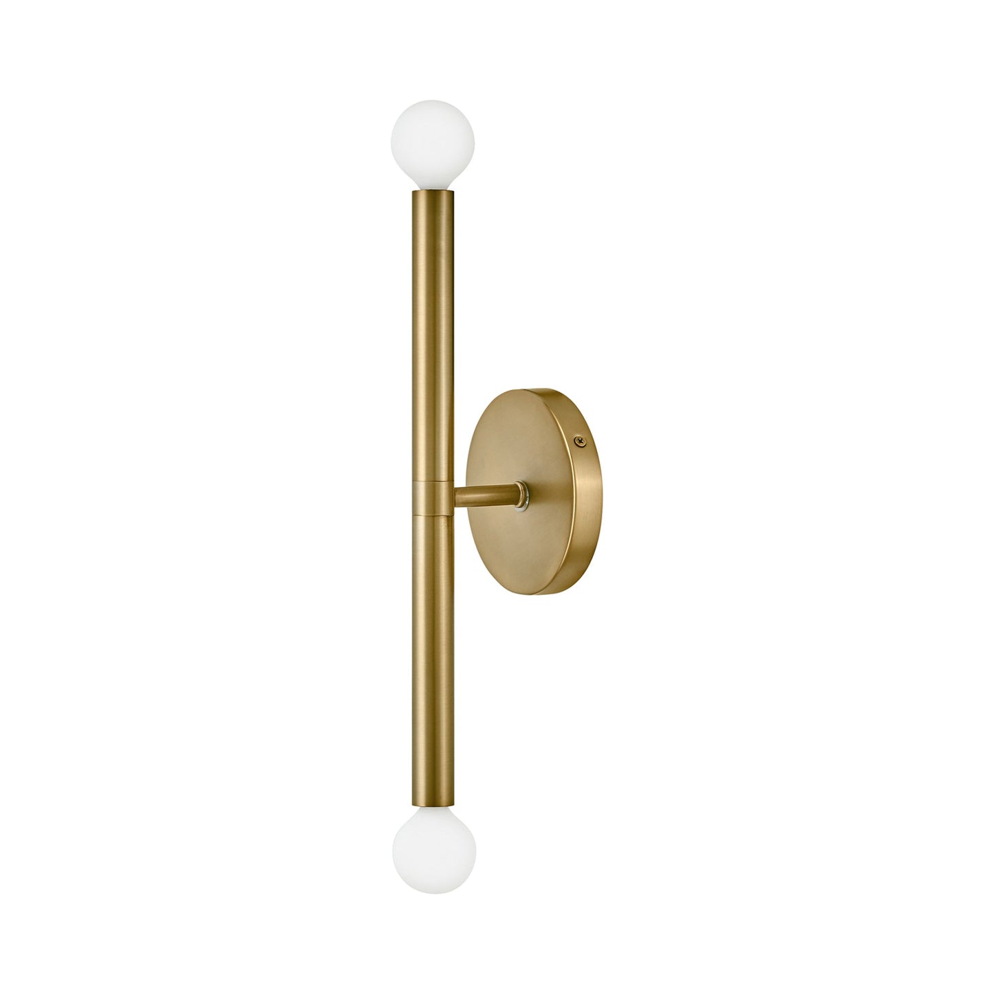 Millie Wall Light in Lacquered Brass.