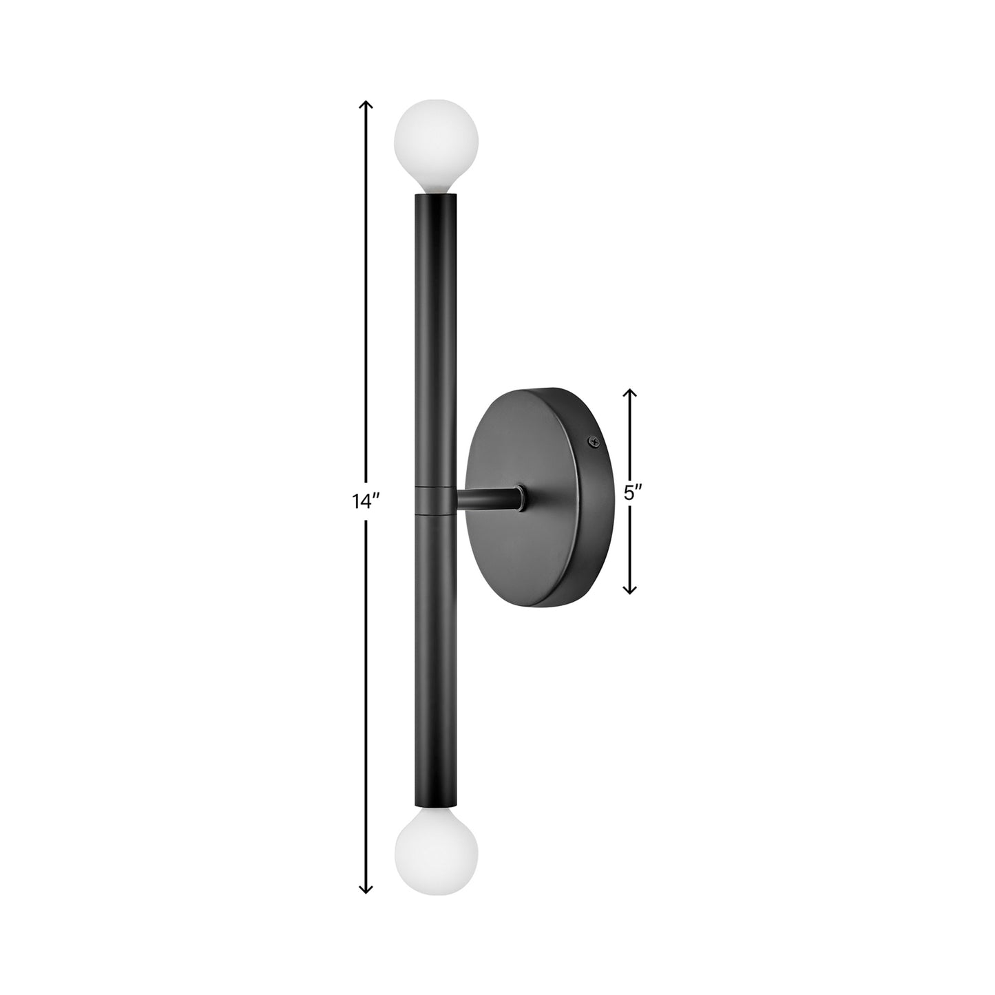 Millie Wall Light - line drawing.