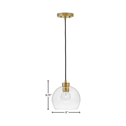 Rumi Pendant Light - line drawing.