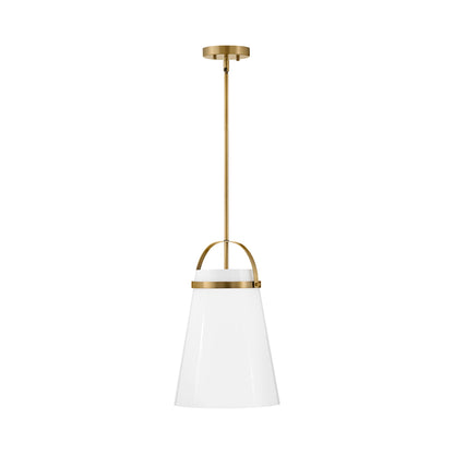 Tori Pendant Light in Lacquered Brass (Medium).