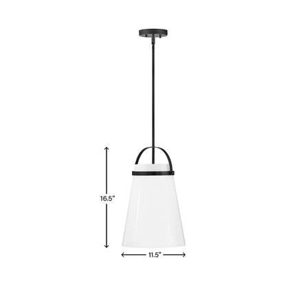 Tori Pendant Light - line drawing.