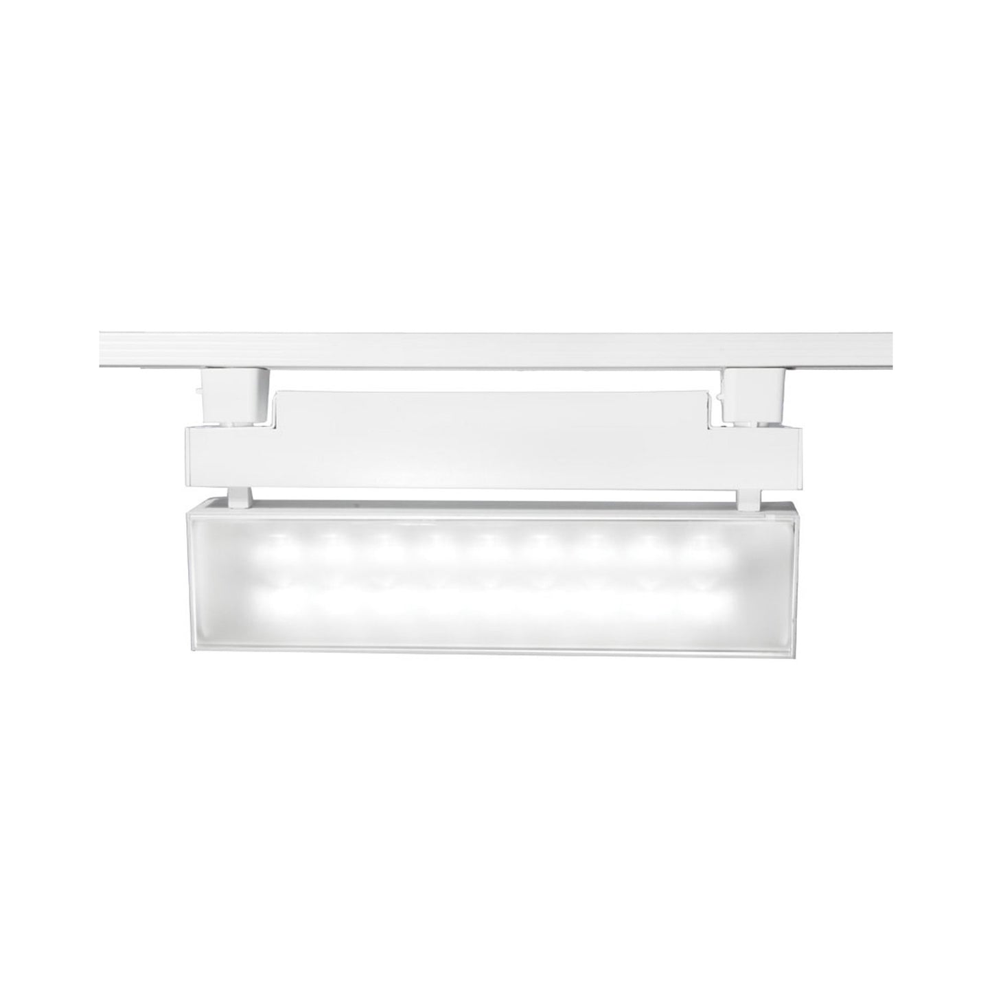 LED42 Wall Wash Track Head in White.