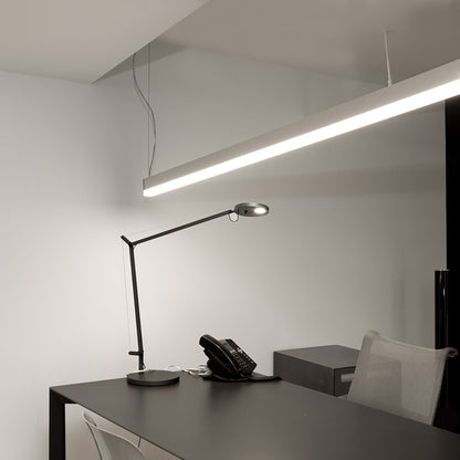 LEDbar Square Suspension Light in living room.