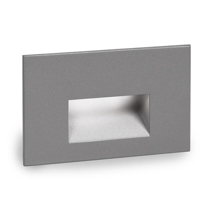 LEDme Horizontal LED Step and Wall Light in Amber/Graphite on Aluminum.